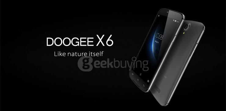 [HK Stock] Doogee X6 5.5inch HD 1280x720 Android 5.1 Smartphone MTK6580 Quad Core 8.0MP 1GB RAM 8GB ROM Dual SIM - White