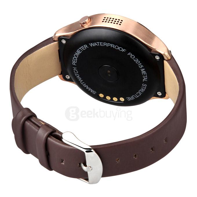 Oukitel A29 MT2502C Smart Watch Phone 1.22inch Sapphire Screen Capacitive Touch SIM Bluetooth 4.0 IP53 Waterproof - Gold