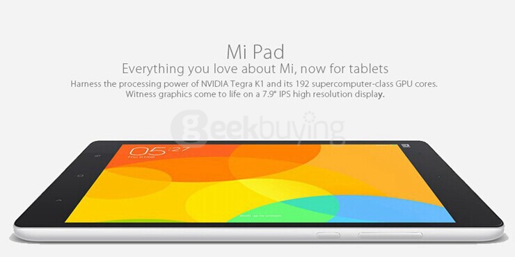 [HK Stock]Xiaomi MiPad NVIDIA Tegra K1 Quad Core 2.2GHz 7.9 Inch Retina Touch Screen 2048*1536 Tablet PC Android 4.4 2GB/16GB