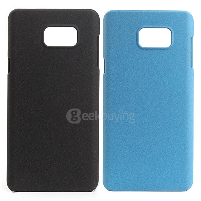 PC Sandstone Texture Shell Back Case Protective Cover for Samsung Galaxy Note 5 Smartphone - Black