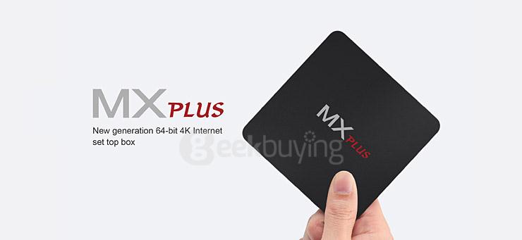 [Spain Stock]MX PLUS Amlogic S905 4K TV BOX Android 5.1 1G/8G 802.11b/g/n Gigabit LAN XBMC Bluetooth4.0 HDMI2.0 3D Miracast Airplay Dolby DTS