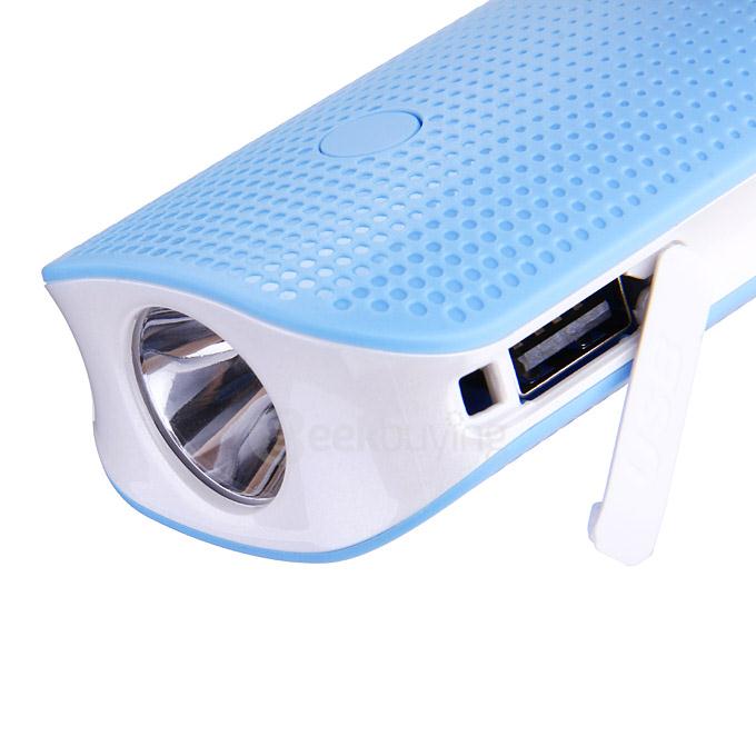 REACHFAR RF-V20 7 In 1 Multifuncional GPS Tracker 4500mah Power Bank - Blue