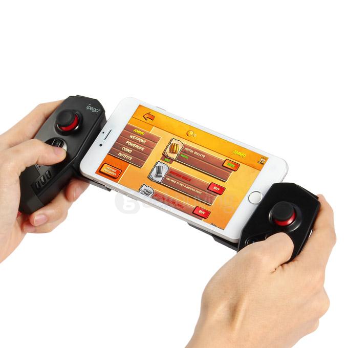 Ipega PG-9055 Red Spider Stretchable Bluetooth Gamepad Game Controller for iPhone / iPad / Samsung and More - Black