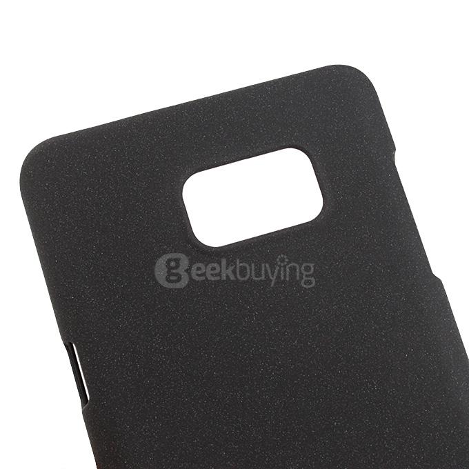 PC Sandstone Texture Shell Back Case Protective Cover for Samsung Galaxy Note 5 Smartphone - Black