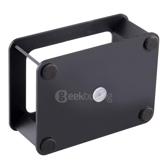 DIY 3D Holographic Projection Pyramid Projector for Smartphone - Black + Silver