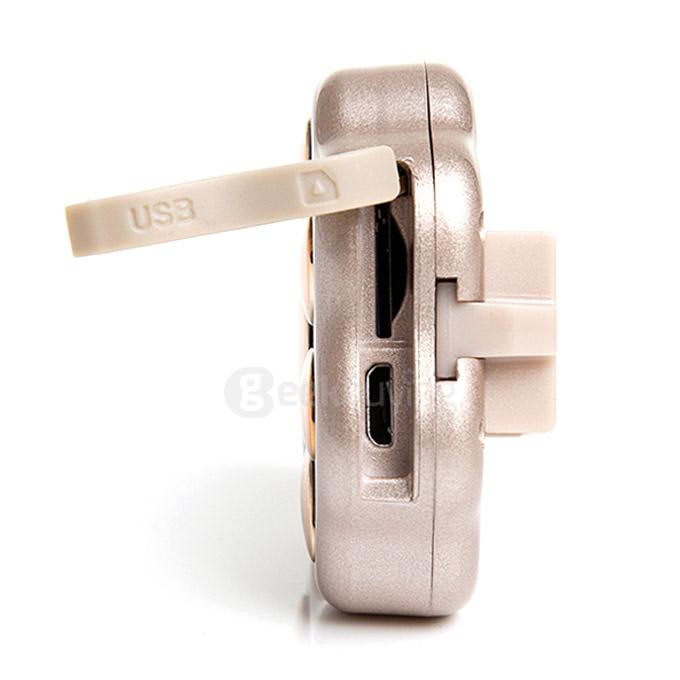 Reachfar RF-V30 IP66 Multifunctional Wi-Fi GPS Tracker Dog Cat Pet Tracker Long Standby Timer Electric Fence - Gold
