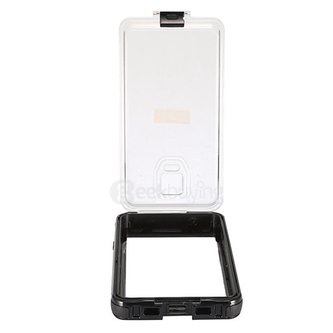 IP68 Protective Case Swimming Waterproof Shockproof Phone Case Cover For Samsung Galaxy Note 4 N9100 - Black