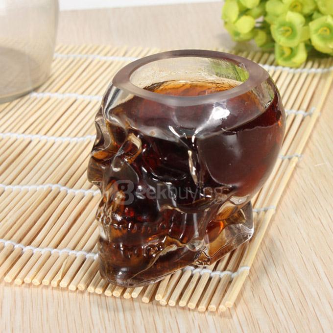 Crystal Skull Head Vodka Whiskey Glass Cup