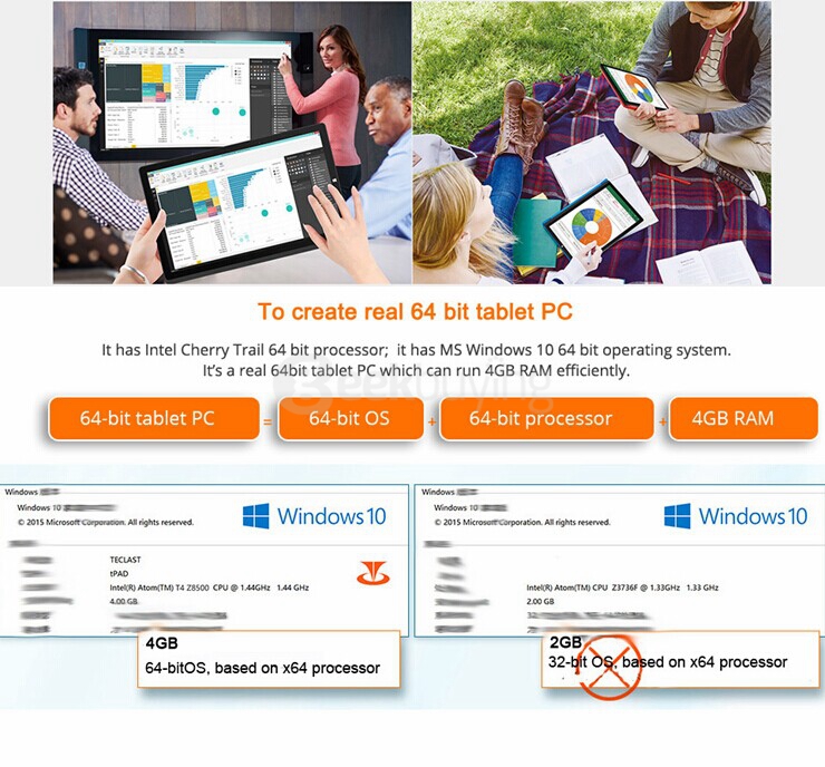 [Bundle] Teclast X16 Pro Dual OS Windows10 & Android5.1 4GB/64GB 11.6