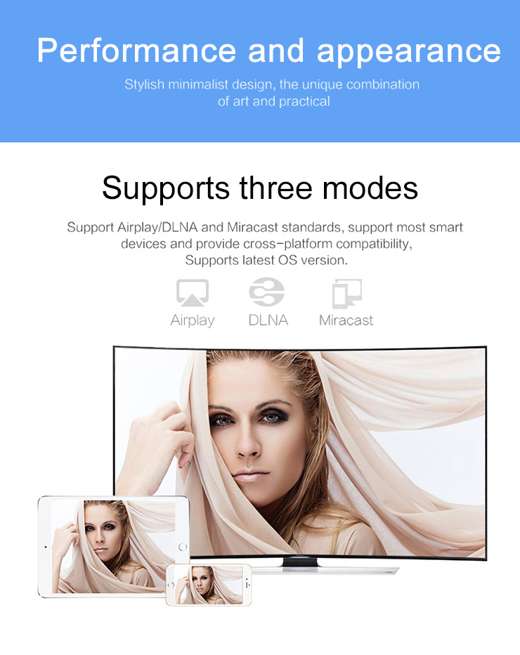 MiraScreen 5G Dongle DLNA EZMirror EZ Air Airmirror AM8252 RTL8811 2.4G/5G AC WIFI