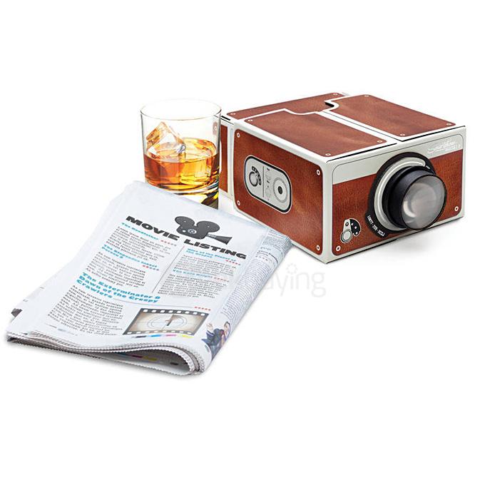 Fantasy Cinema Cardboard Smartphone Projector Mobile Phone Projector