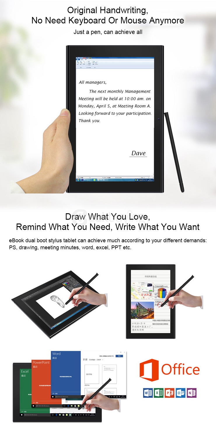 [Spain Stock]Chuwi eBook Stylus Tablet 10.1