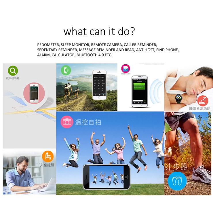 N10 Bluetooth 4.0 Smart Outdoor Sports Watch IP67 MTK2501 Heart Rate Monitor Hands-free Fithess Tracker Compass for Android iOS - Black
