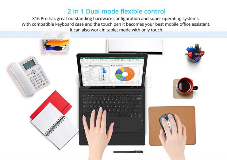 [Bundle] Teclast X16 Pro Dual OS Windows10 & Android5.1 4GB/64GB 11.6