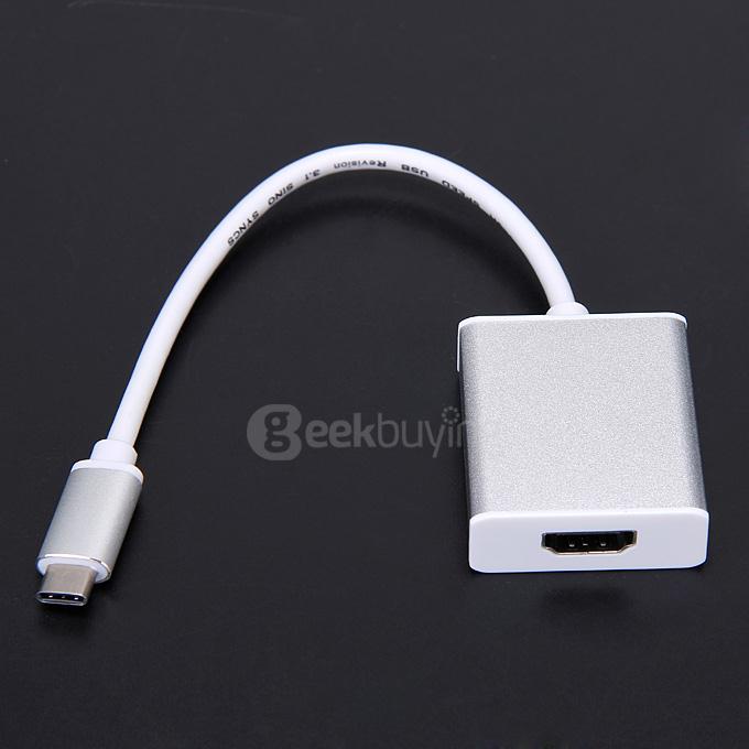 USB 3.1 Type-C to HDMI 1080P HDTV Converter Adapter for Laptop PC