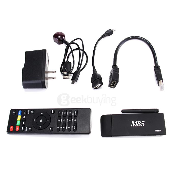 M85 Android 4.4 TV Dongle Amlogic S805 1G/8G 802.11b/g/n Bluetooth KODI OTG