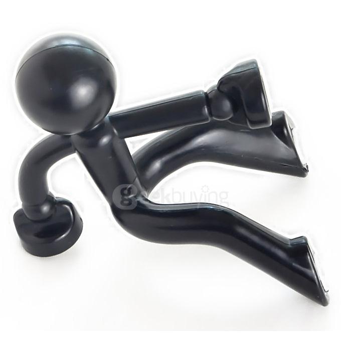 The Magnetic Man Key Holder Key Chain Magnetic Fridge Sticker - Black