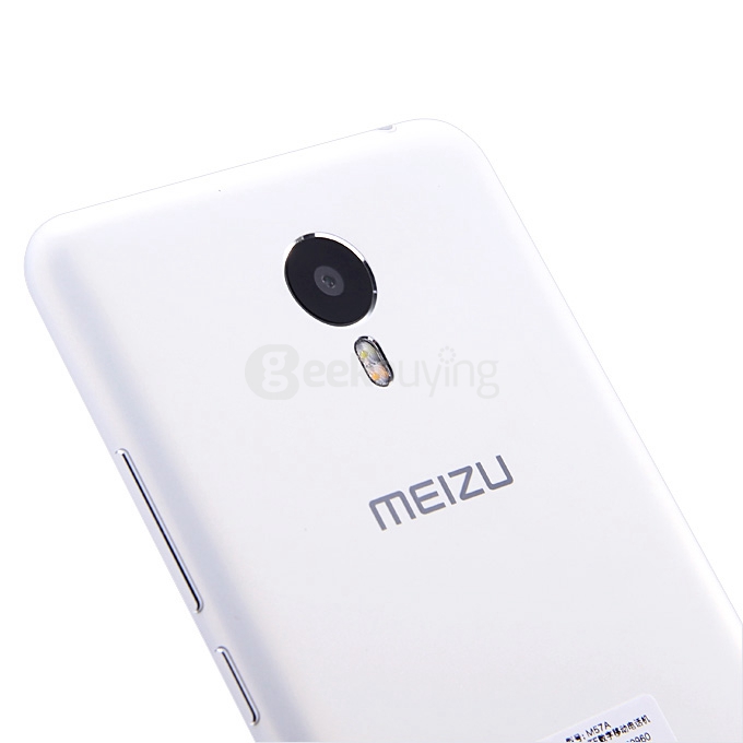Meizu Metal 5.5inch FHD 2.5D 4G Smartphone 64bit Helio X10 Octa Core 2GB 32GB Flyme 5 OS mTouch 2.1 5.0MP+13.0MP - White