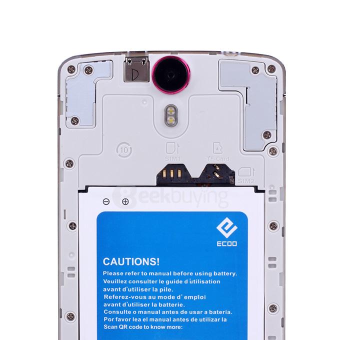 [HK Stock] ECOO E04 Aurora Plus 5.5inch FHD Android 5.1 3GB 16GB Smartphone MT6753 Octa Core 1.3GHz 16MP - Dark Blue