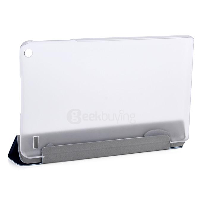 PU Leather Stand Case Cover for Cube iWork8 Ultimate Tablet PC - Blue