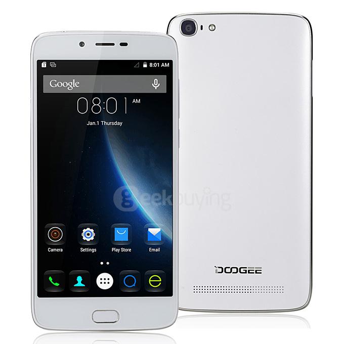 DOOGEE Y200 5.5inch IPS HD 4G LTE Android 5.1 Smartphone 64-Bit MT6735 Quad Core 2GB 32GB 13.0MP TOUCH ID - White