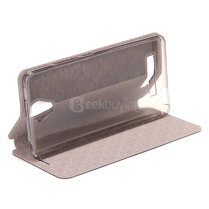 Original MOFI Rui Series Ultra-Thin Flip Leather Stand Cover Case for Xiaomi Redmi Note 2 - Black