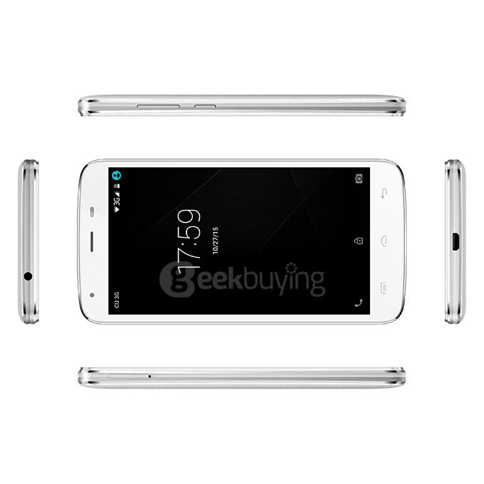 [HK Stock] DOOGEE T6 5.5inch IPS HD 4G LTE 6250mAh Android 5.1 Smartphone 64-Bit MT6735 Quad Core 2GB 16GB 13.0MP - White