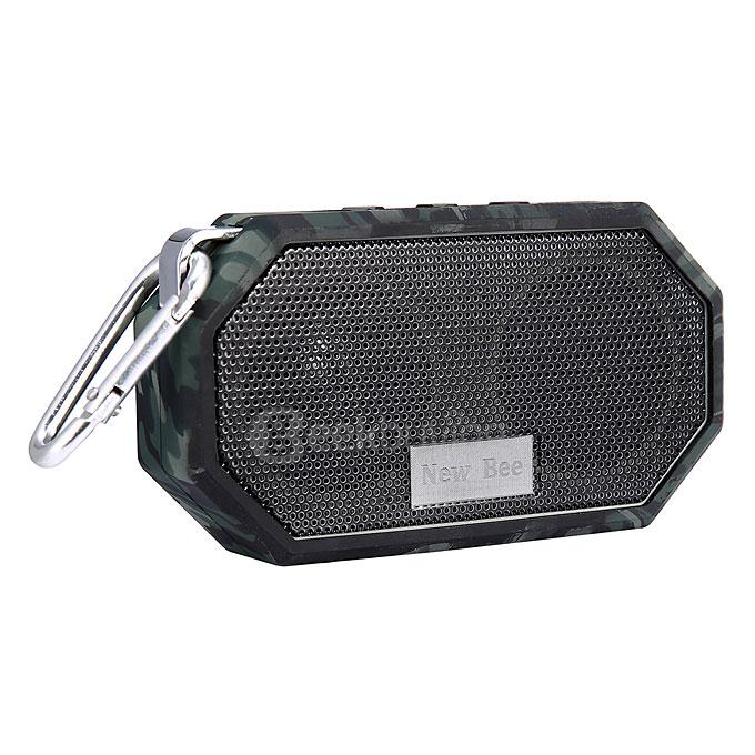 New Bee Pocket Bluetooth Speaker IP67 Waterproof Shockproof Wireless Music Player BT4.0 With Mic for iPhone Samsung LG