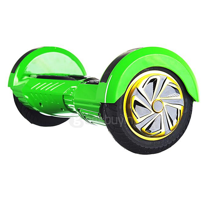 4400MAH Dual Wheels Self Balancing Scooter Electric Drifting Board with LED - Green and Black
