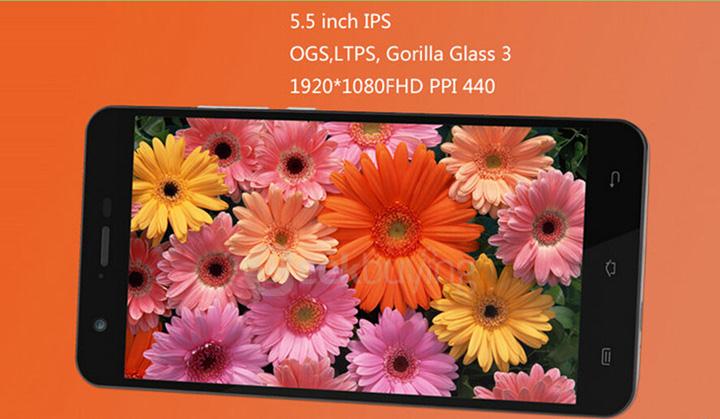 Jiayu S3 5.5inch FHD Android 4.4 Smartphone 4G LTE MTK6752 Octa Core 1.7 GHz 3GB RAM 16GB ROM 13.0MP NFC Miracast OTG - Black