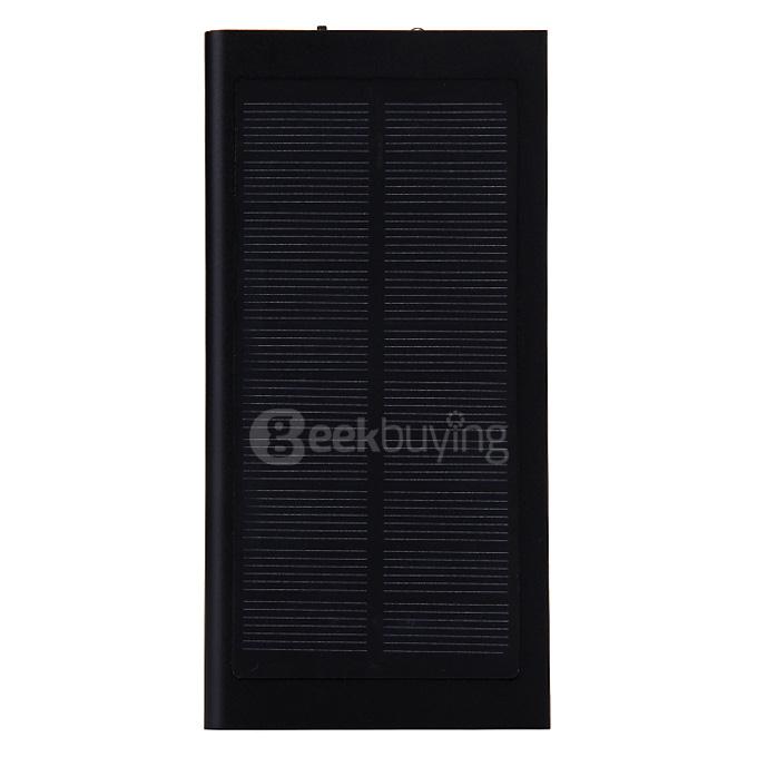 12000mAh Dual USB Solar Panel Power Bank External Backup Battery Portable Charger