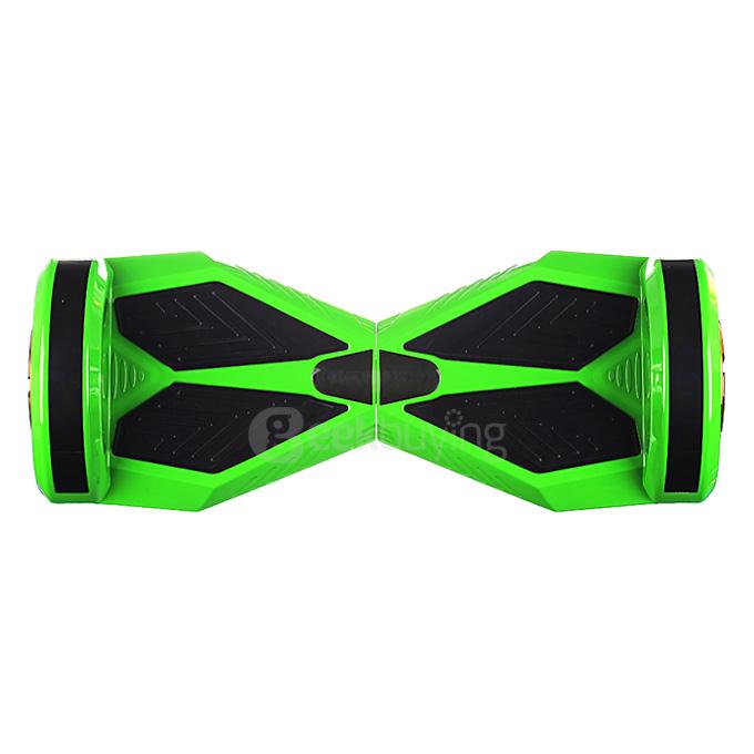 4400MAH Dual Wheels Self Balancing Scooter Electric Drifting Board with LED - Green and Black