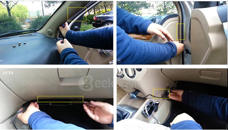Blackview D201-1 Ambarella A12 Chipset Car DVR Recorder Super HD 1440P H.264 / 170 Degree View Angle / Night Vision Car Camcorder - Black