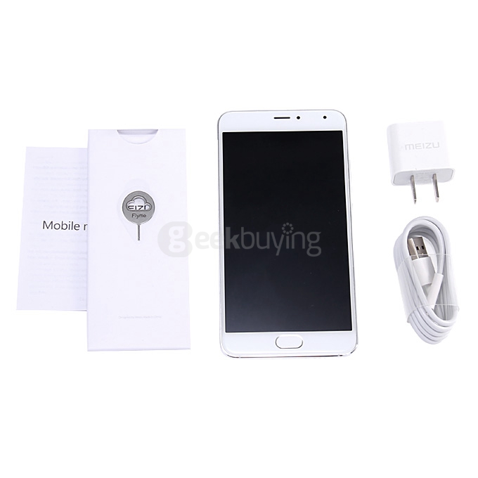 Meizu Metal 5.5inch FHD 2.5D 4G Smartphone 64bit Helio X10 Octa Core 2GB 32GB Flyme 5 OS mTouch 2.1 5.0MP+13.0MP - White