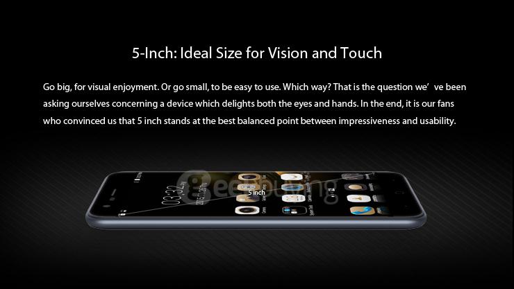 (Package B) Ulefone Paris X 5.0inch Android 5.1 2GB 16GB Smartphone (Black) + Tempered Glass Screen Portector + Leather Case (Black)