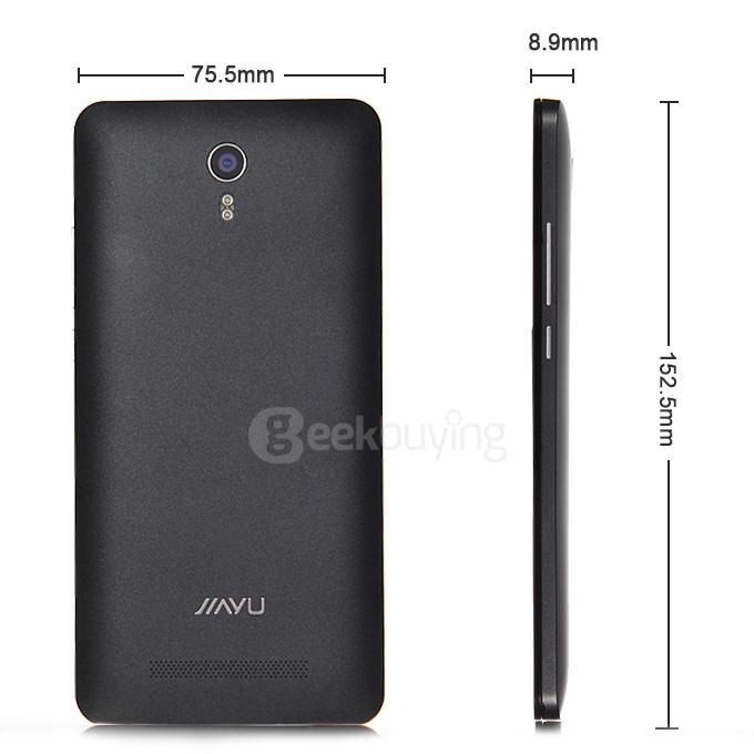 Jiayu S3 5.5inch FHD Android 4.4 Smartphone 4G LTE MTK6752 Octa Core 1.7 GHz 3GB RAM 16GB ROM 13.0MP NFC Miracast OTG - Black