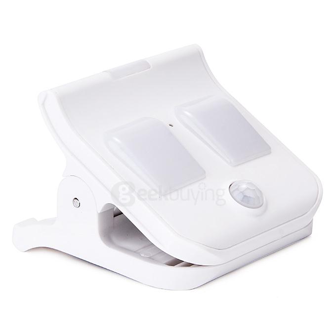 S1 Outdoor Solar Lights Portable Solar Light Solar Clip Sensor Lamp - White