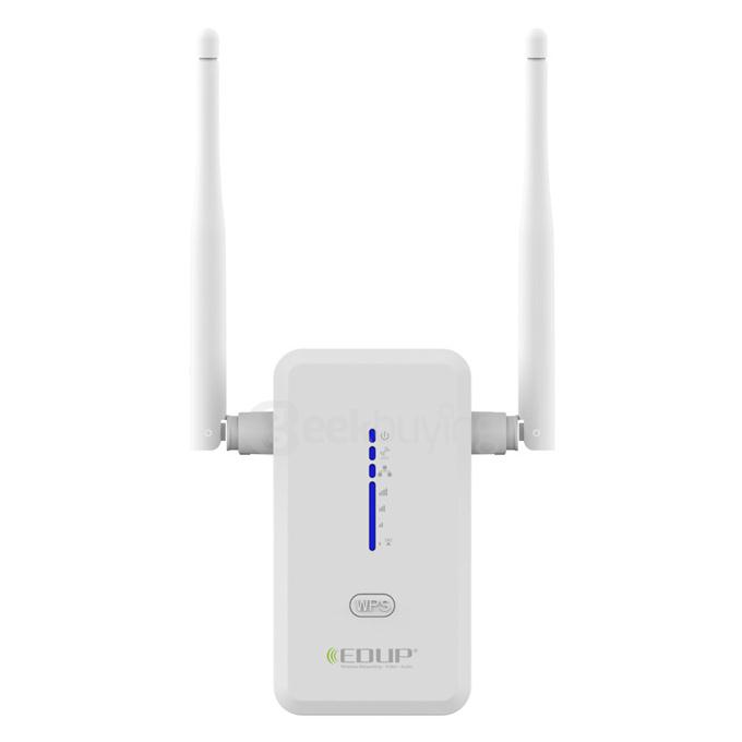 EDUP EP-AC2931 802.11AC 750Mbps 2.4GHz / 5.8GHz Dual Bands Wireless Repeater AP WiFi Repeater - White