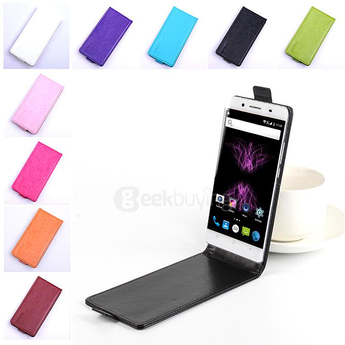 Protective Hard Cover Flip Stand Leather Case for CUBOT X17 Smartphone - Pink