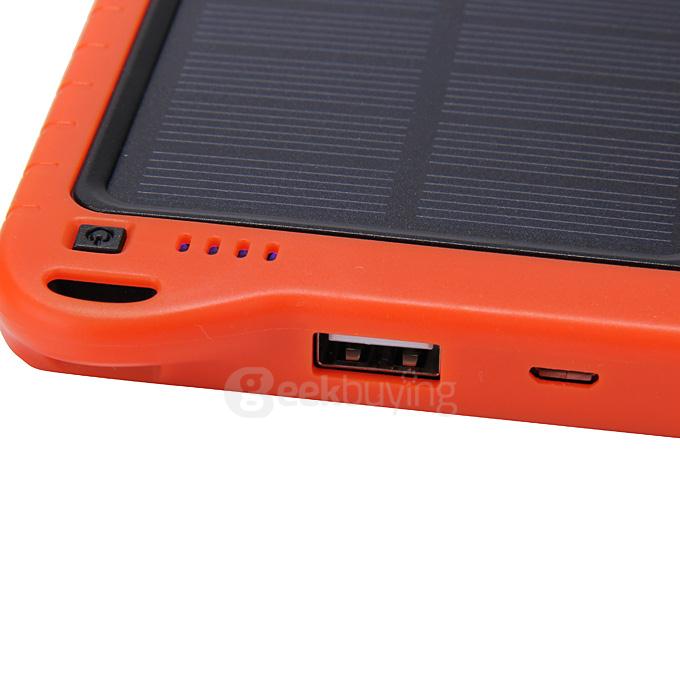 12000mAh Solar Power Bank Solar Powered External Backup Battery