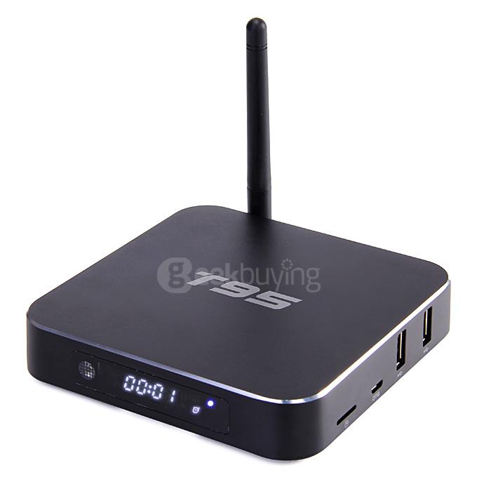 T95 Amlogic S905 2G/8G 4K TV BOX Quad Core 2.4G WIFI KODI Pre-installed H.265 OTG HDMI 2.0 3D