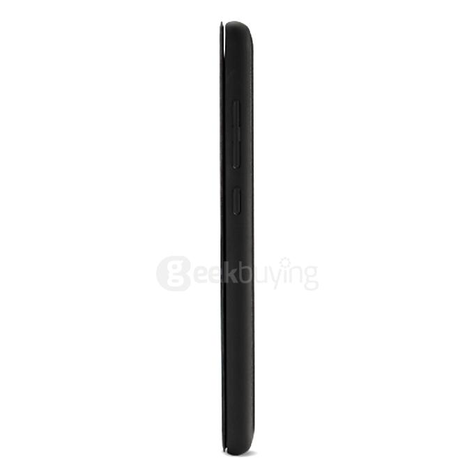 Original Xiaomi Protective PU Leather Hard Flip Cover Shell Smart Cover for Xiaomi Redmi Note 3 / Redmi Note 3 Pro - Black