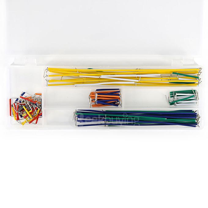 Breadboard Tools Kit w/ Breadboard Power Module / Jumper Wire / Resistor / LED / Button for DIY