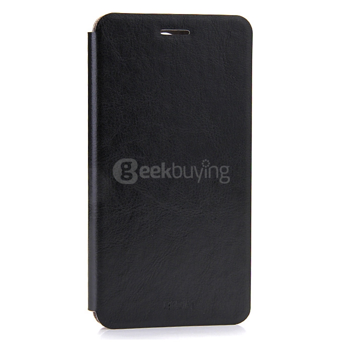 Original MOFI Rui Series Ultra-Thin Flip Leather Stand Cover Case for Xiaomi Redmi Note 2 - Black
