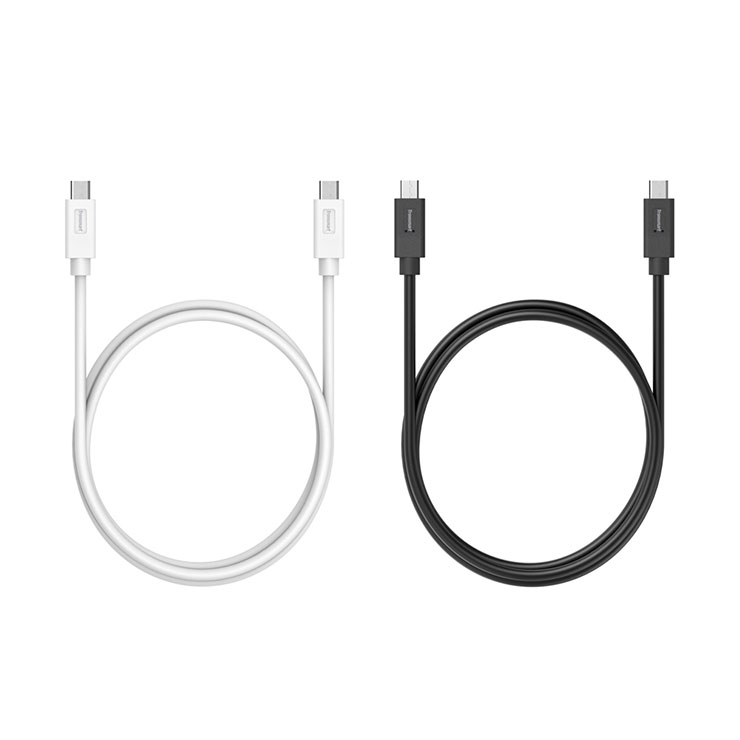 Tronsmart [2 Pack] USB2.0 3.3ft/1M *2 Type-C Male to Male Sync & Charging Cable for Google Nexus 5X / 6P Google Pixel Google Pixel XL LG G5 HTC 10 Lumia 950  - Black+White