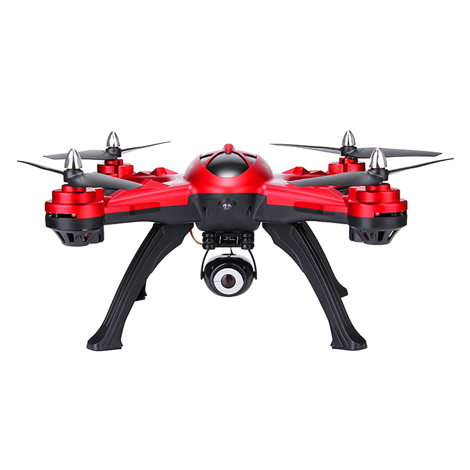 JJRC H25G 720P FPV Video Playback 2.4Ghz 4CH 3D Tumbling CF Mode LED Control Mode 2 RC Quadcopter RTF - Red
