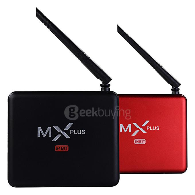 MX PLUS I Amlogic S905 4K TV Box 1G/8G 802.11b/g/n Gigabit LAN Bluetooth KODI DLNA Miracast - Black