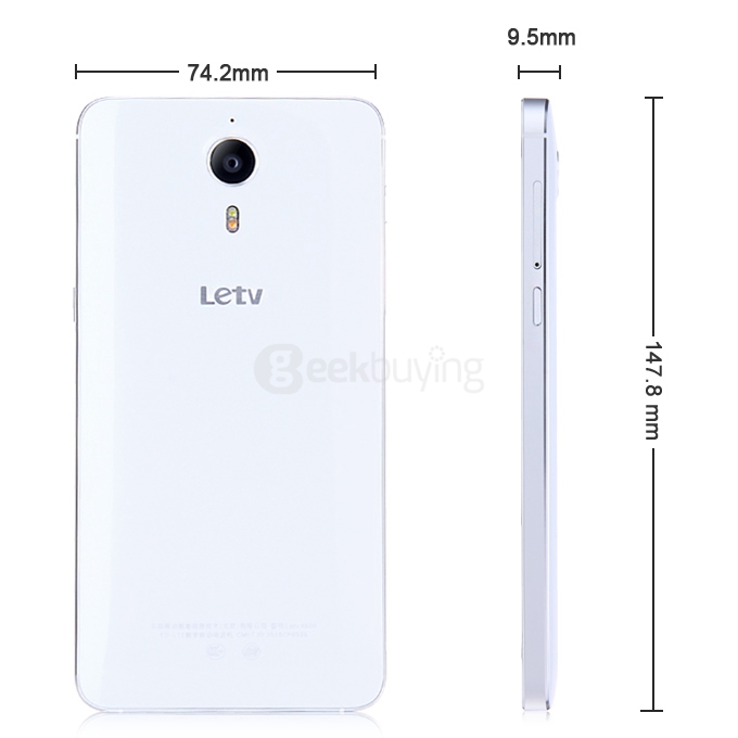 [Package B]LeTV One LeTV x600 /s1 /Le 1 Superphone 5.5 inch FHD 4G LTE Android 5.0 3GB 16GB Smartphone(White) + Soft Case(Transparent) + Tempered Glass