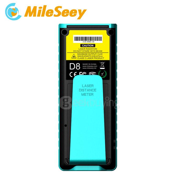Mileseey D8 40m Handheld Rangefinder Laser Distance Meter Digital Laser Range Finder