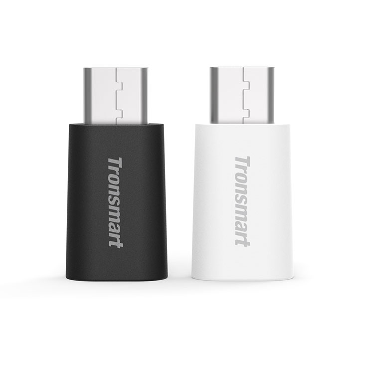 Tronsmart [2 Pack] USB 2.0 Type-C Male to Micro USB Female Adapter for OnePlus 3 Type-C Supported Devices
